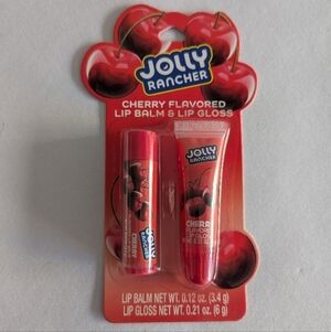 Jolly Rancher Cherry Flavored Lip Balm & Lip Gloss